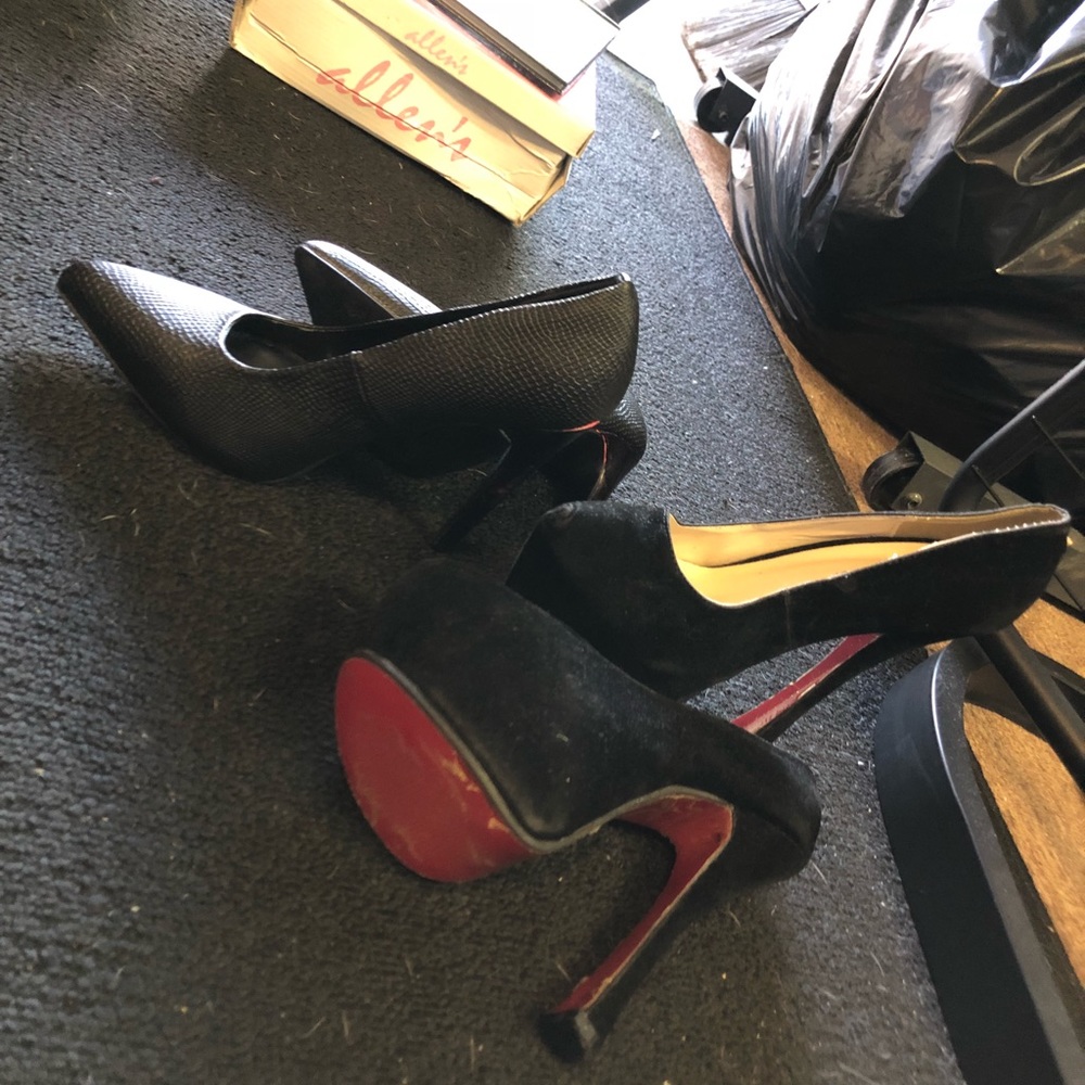 2 pairs of heels